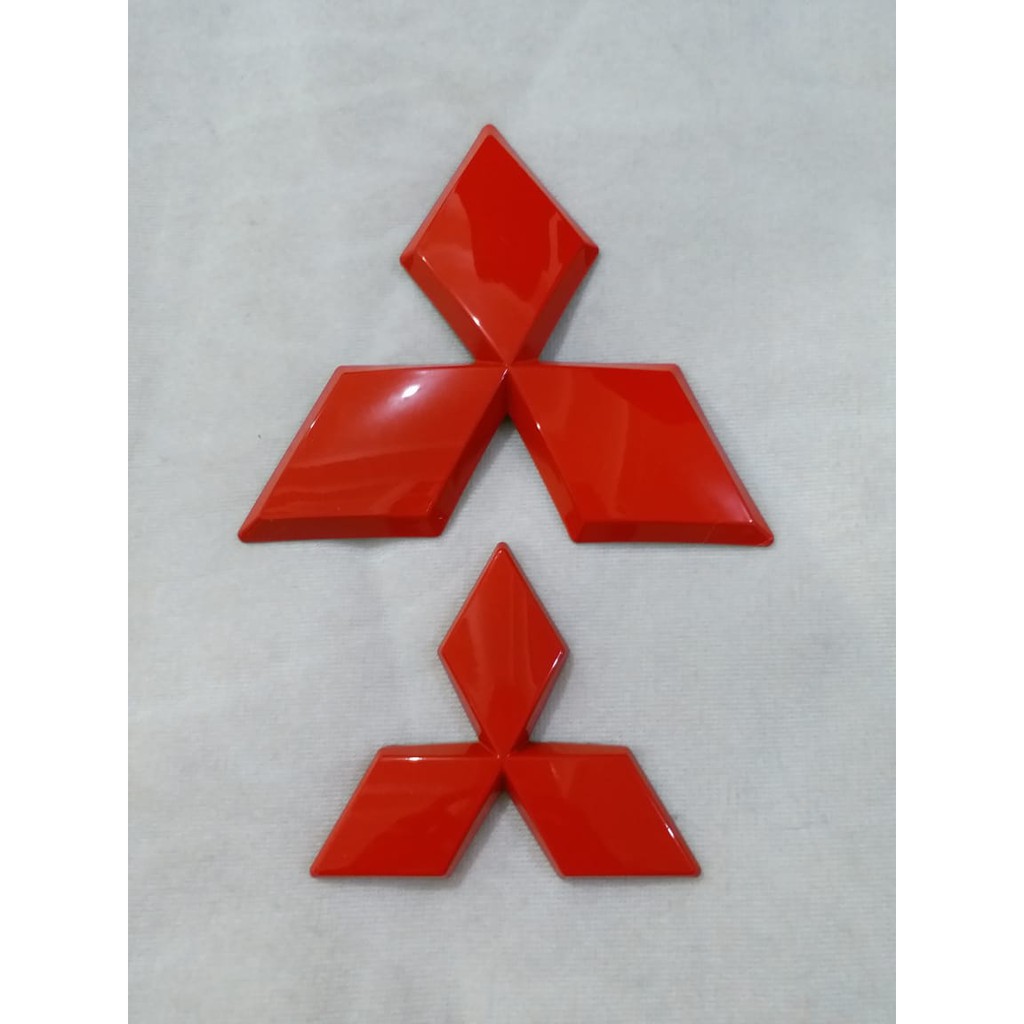 Jual Logo / Emblem Mitsubishi Merah Mobil Pajero Sport | Shopee Indonesia