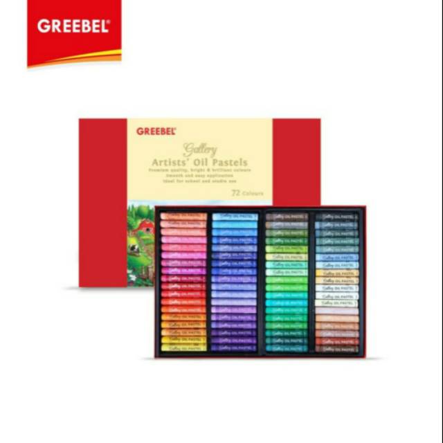 

Crayon GREEBEL Artist Oil Pastel 72 Warna ORIGINAL