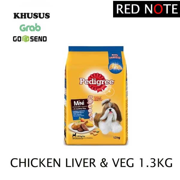 Pedigree MINI Chicken Liver 1.5/1.3kg (Grab/Gosend)