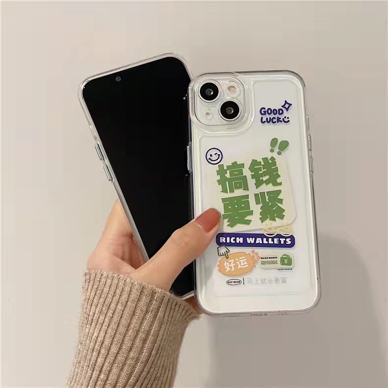 Case Bahan Akrilik Transparan 13 Pro 13prm Untuk iPhone 11 7Plus 8Plus Xr XS 13 12 Pro Max