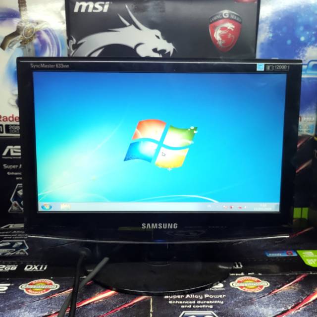 Monitor Lcd Komputer PC Samsung 16inch Wide Screen