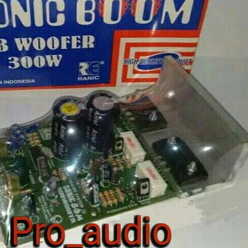 ✬ Kit Power Aktif Subwoofer SONIC BOOM ➪