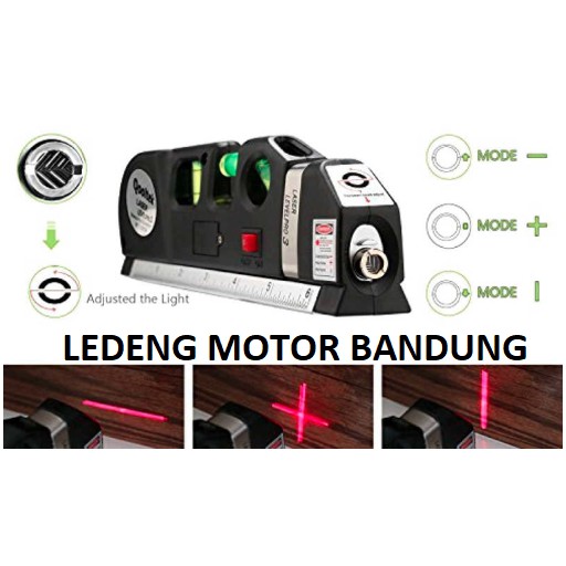 Fixit Waterpass Digital Laser Meteran Meter Measure Tape Level Pro 3