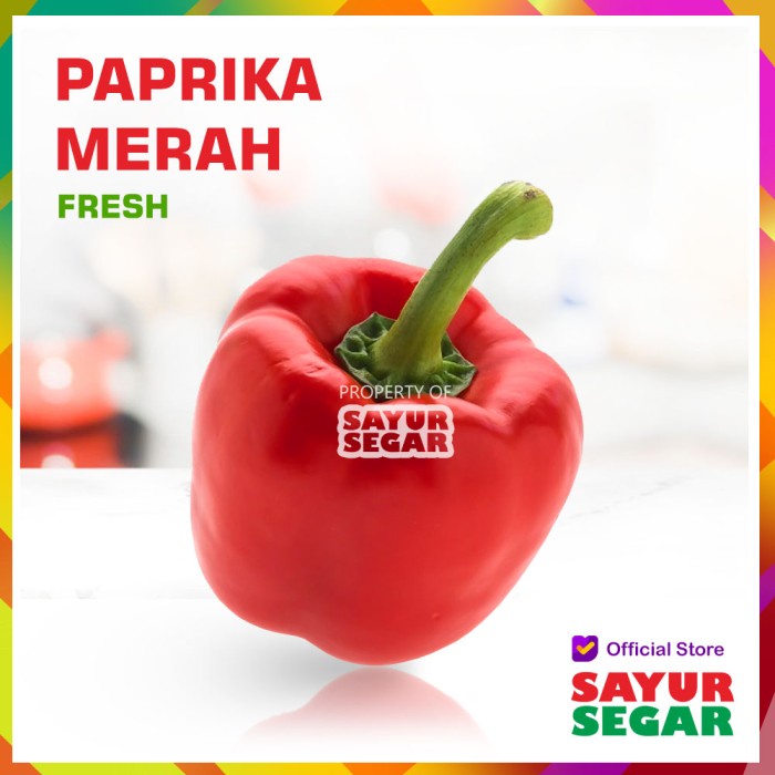 

[CINERE] PAPRIKA MERAH [1 Buah, ±150g]