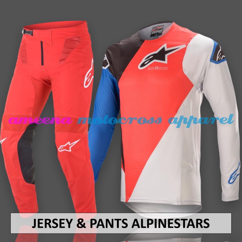 Jersey Custom Nama - Jerseyset Stelan - Jersey Celana Motocross - Jerseyset Stelan - Jersey Trail - Jersey Pants MX Adventure - Jersey Premium -AS035