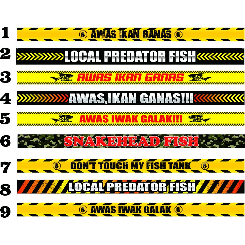 

Stiker List Aquarium Paling Murah