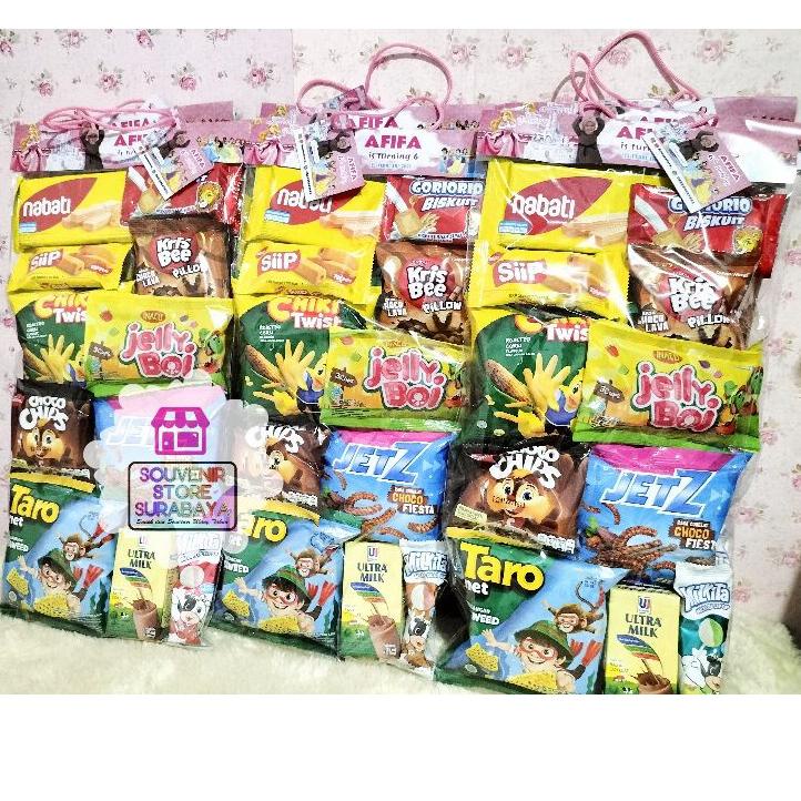 

れ Snack Ultah Murah / Paket Ulang Tahun / Bingkisan Snack Ulang Tahun / Snack viral/Snack Surabaya READY 2293 ❁