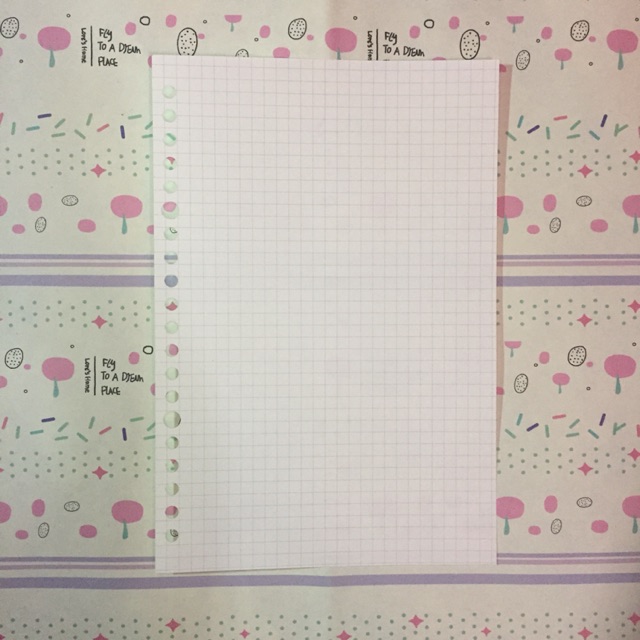 

Loose Leaf Grid A-5 (dijual per5lembar)
