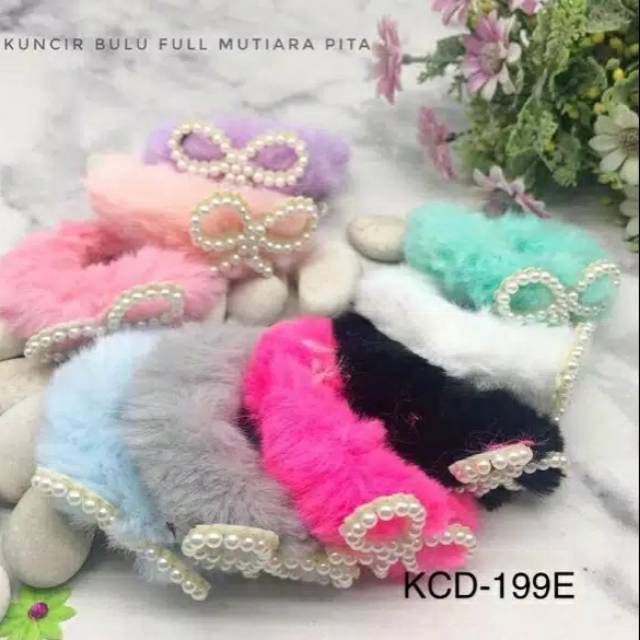 KUNCIRAN DONAT BULU BUNNY || KUNCIRAN DONAT PITA || KUNCIRAN DONAT BULU MOTIF MATA