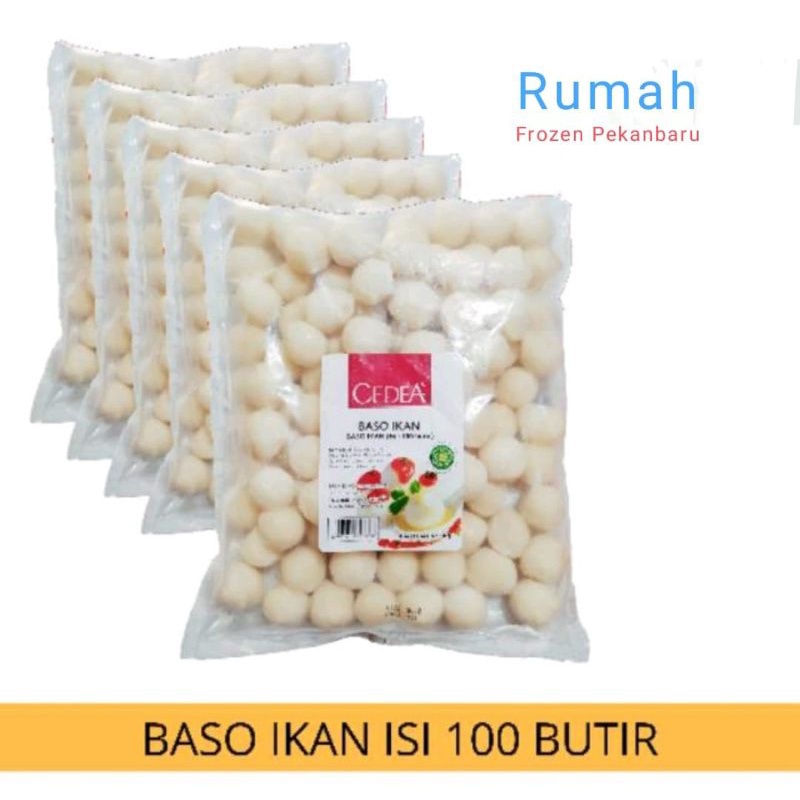 

Cedea Bakso ikan 1 Kg isi 100 Butir | Premium