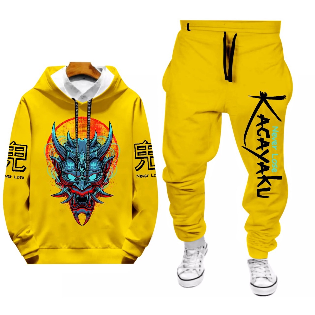 BISA COD // stelan KAGAYAKU // satu set [switer +jogger ] // fashion terbaru / alipio fashion