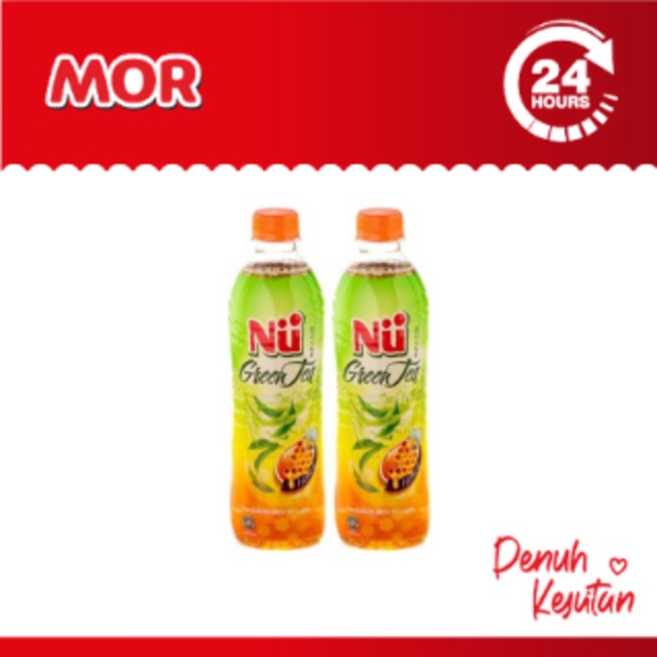 

DAPAT 2 NU GREEN TEA Honey Teh Manis Madu Btl 450 ml