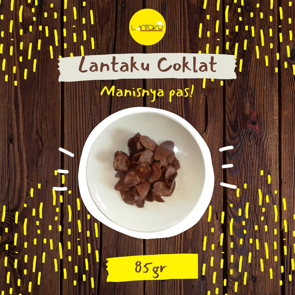 

LANTAKU keripik pisang rasa coklat