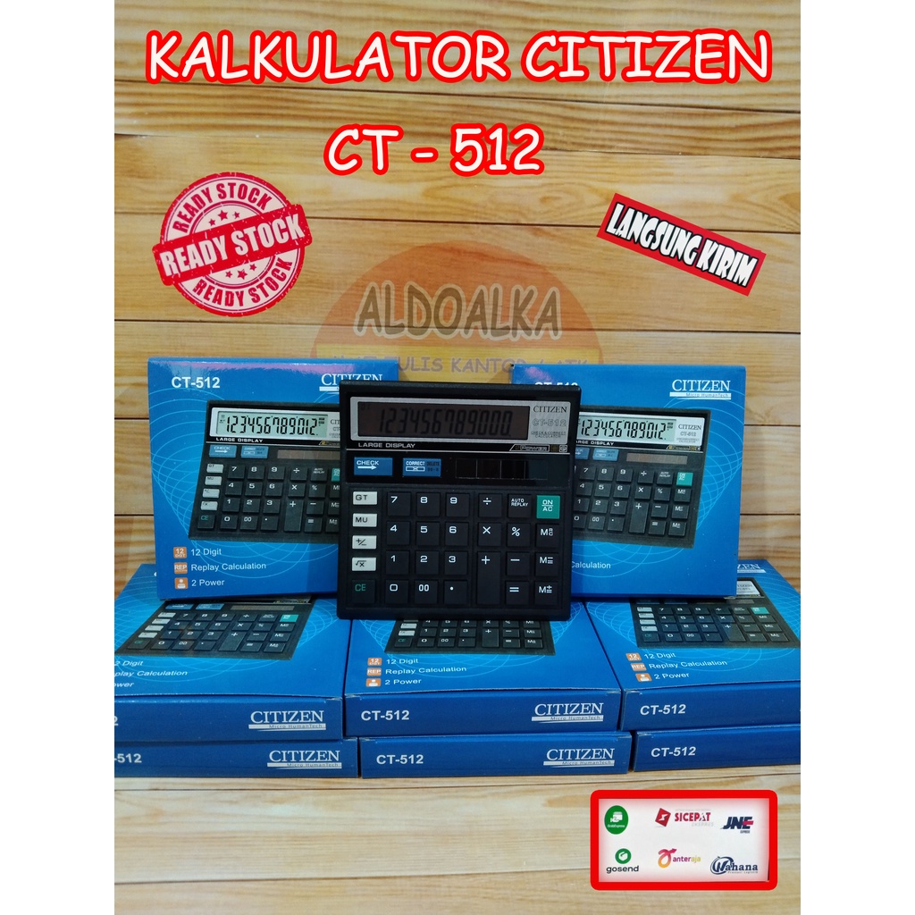 KALKULATOR/CALCULATOR CITIZEN 512