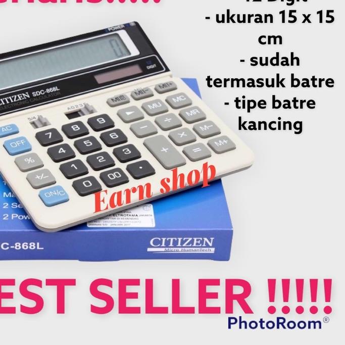 

Special Kalkulator Citizen SDC 868 L Kalkulator 12 Digit Sudah Termasuk Batrai 한