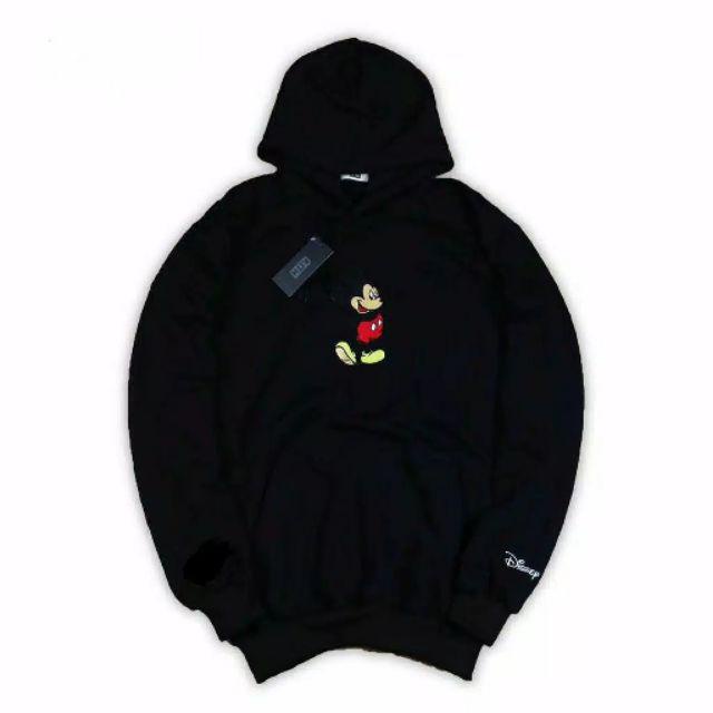 Hoodie Mickey Mouse | Basic Jumper | Pakaian Wanita &amp; Pria | Bahan Fleece | Allsize