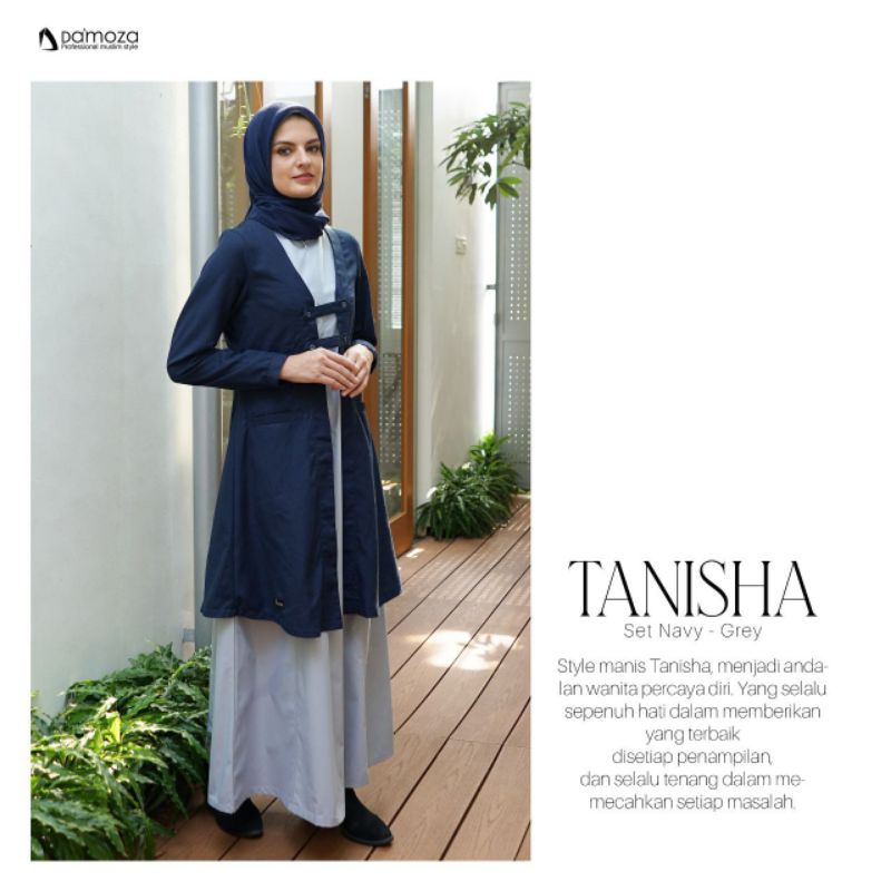 [COD] PROMO Gamis Wanita Damoza || ORIGINAL || Damoza Tanisha Navy