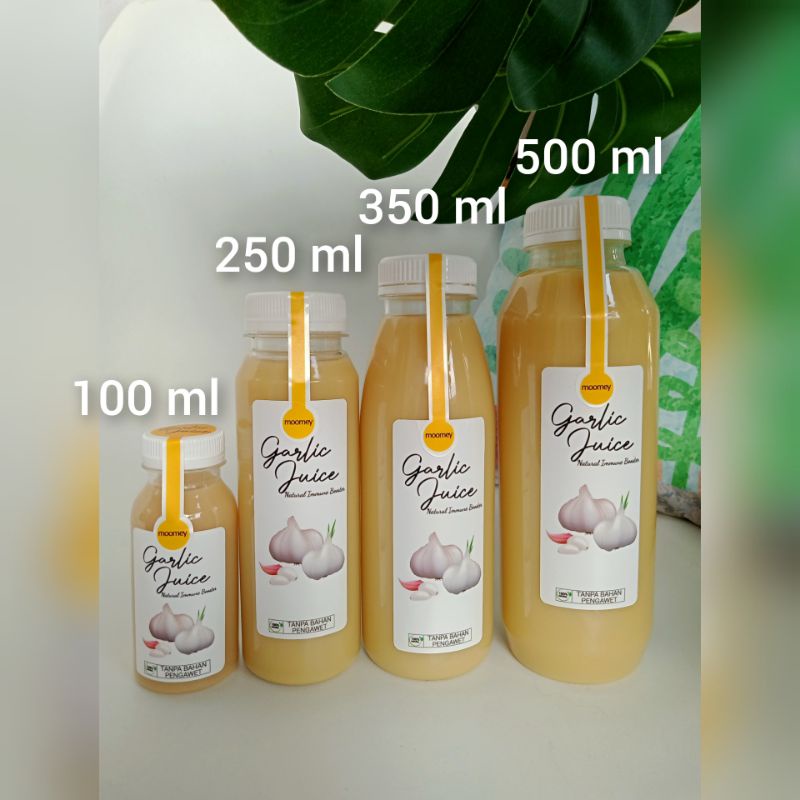 (500ml) Jus Bawang Putih Tunggal, Garlic Juice, Jus Herbal, Jus Langsing,  Moomey