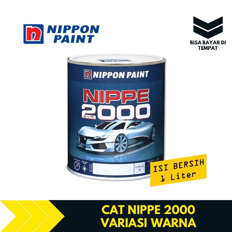 Cat Nippon Paint Duco Body Mobil & Motor Hitam Putih Nippe 2000 TBMS341