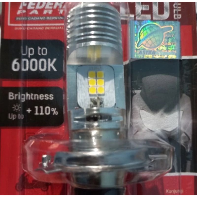 lampu LED HS1 H4 AC/DC Original Federal