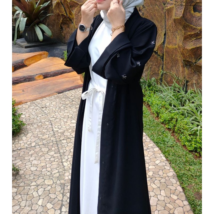 ABAYA JASMINE OUTER READY ABAYA MURAH DAN MEWAH