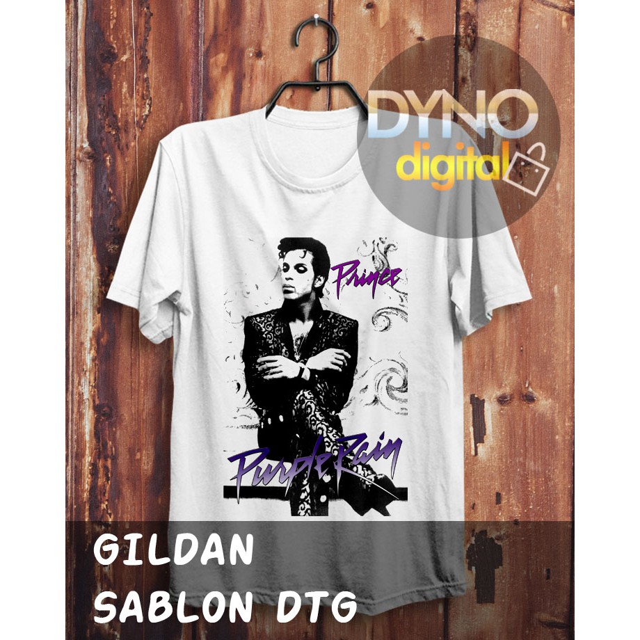 Kaos vintage 80s purple rain prince retro rock guitar tour band Kaos Distro