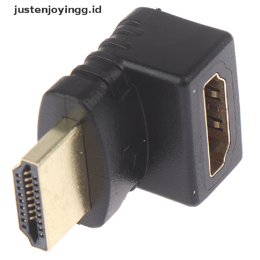 Adapter HDMI Male Ke Female Tipe L 270 Derajat Channel Audio Return