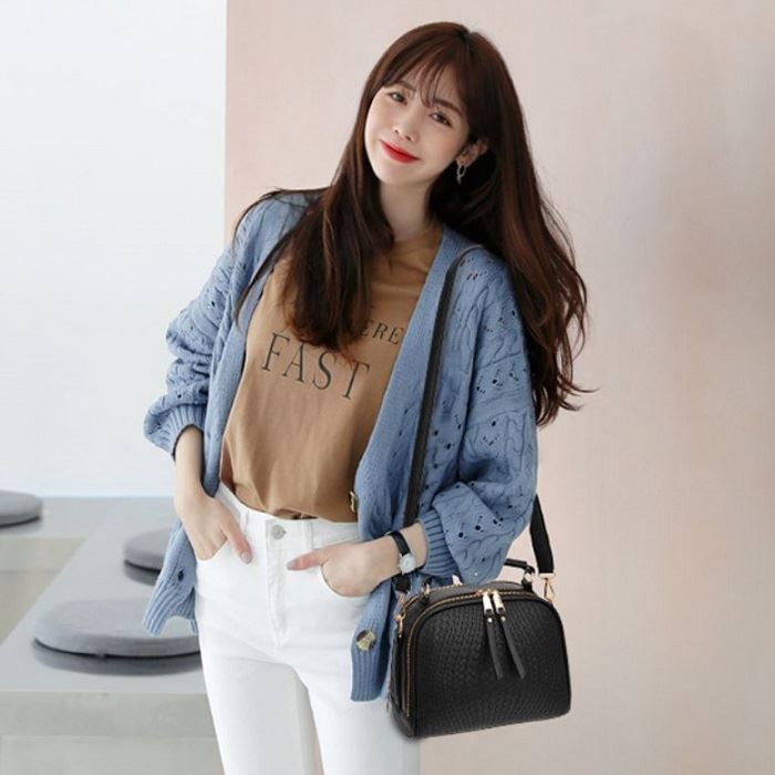 TASHAPPY JT8112 tas SELEMPANG Stylish Elegant wanita import model korea supplier tas import