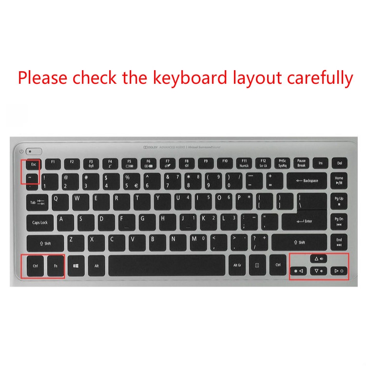 For Acer Aspire 3830T 3830TG 4755 4830TG Colorful Silicone laptop Keyboard Protector Keyboard Cover Skin