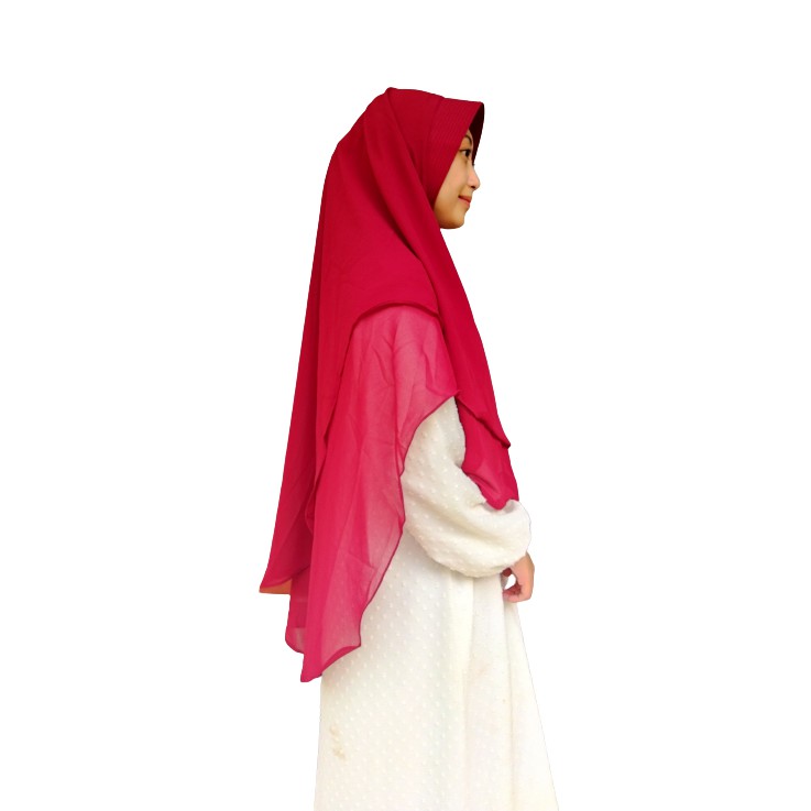 HIJAB KHIMAR CERUTTY JUMBO 2 LAYER