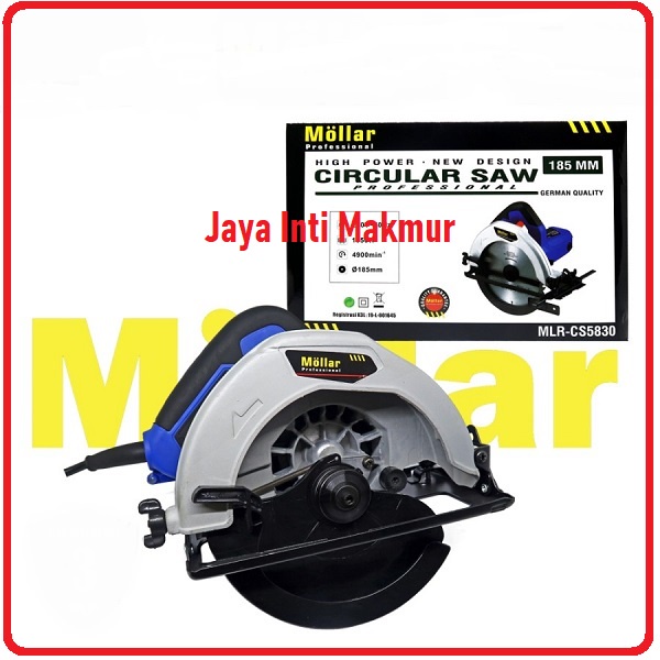 MOLLAR CS5830 Mesin Gergaji Listrik Potong Kayu Circular Saw Circle