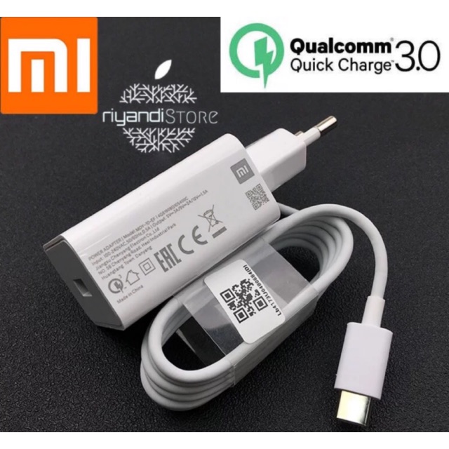 CHARGER XIAOMI REDMI NOTE 7 MI 9 MI 8 ORIGINAL 100% MDY-10