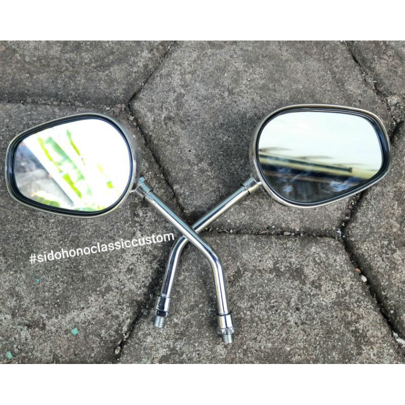 Spion harley davidson HD oval drat 14 pnp honda GL c70 CB MP Tiger beat scoopy vario pcx genio supra-1