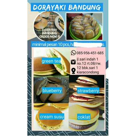 

Kue Dorayaki Doraemon Varian rasa