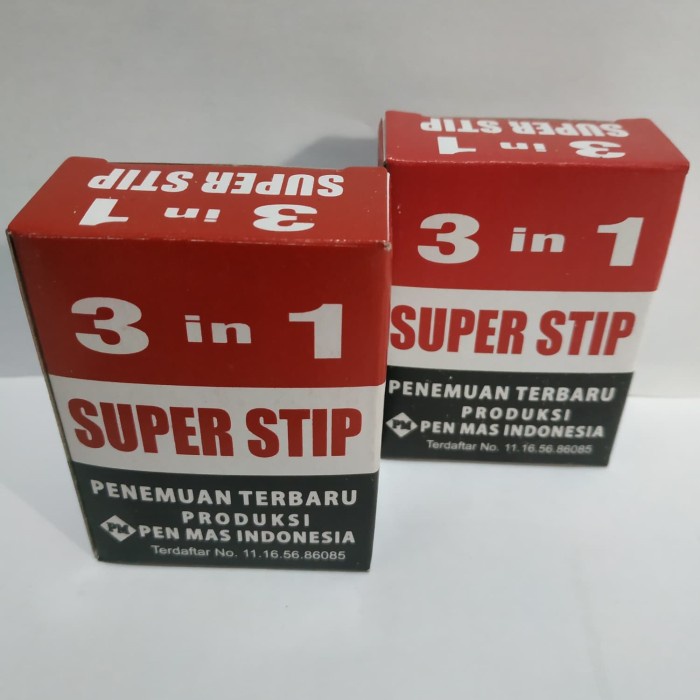 

Pen Mas Super Stip- Corrector Pen Penghapus Tinta Spidol Boxi Stampel