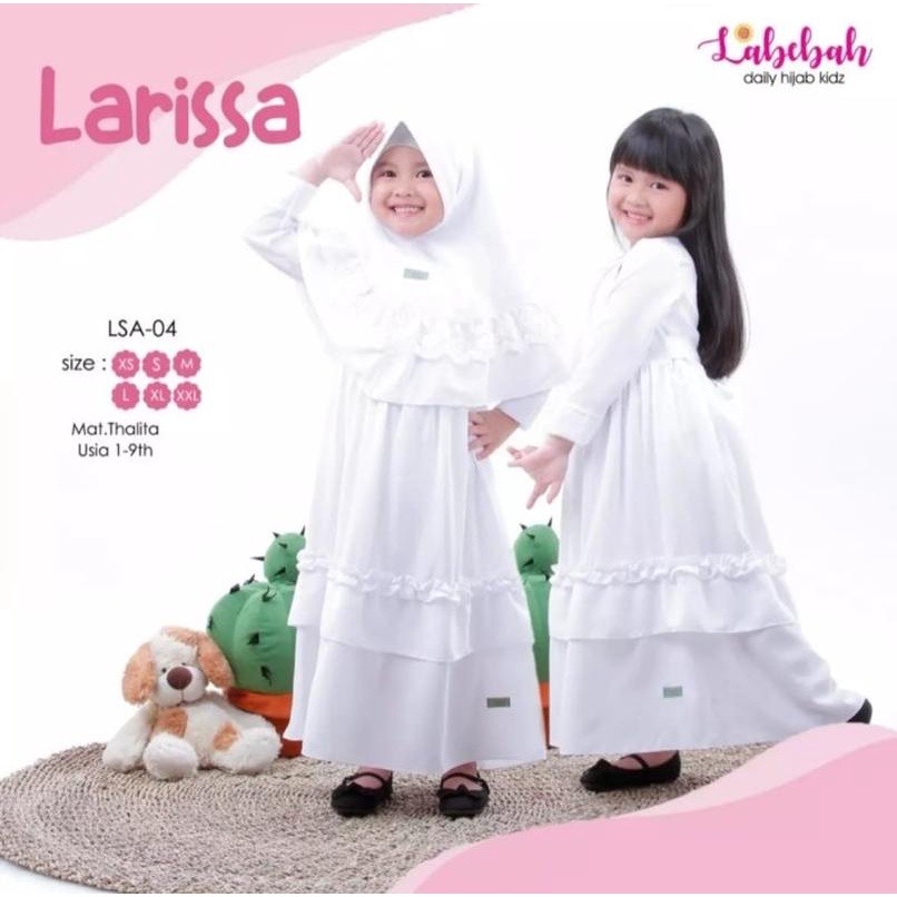 Gamis Anak Fashion Muslim Gamis Anak Set Jilbab Modern 2022 Terbaru 2-10 Thn Gamis Putih Anak Manasi