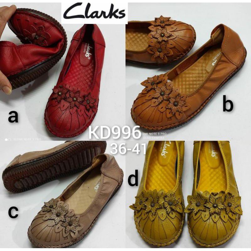 SEPATU WANITA CLARKS KD 996 / SEPATU KANTOR / SEPATU KULIT