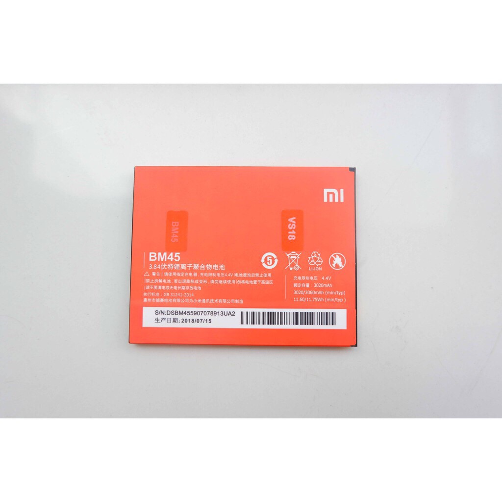 Battery Baterai Batre Handphone Xiaomi Redmi Note 2/BM 45/BM45/BM-45