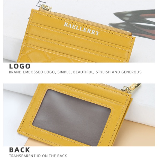 Baellerry Dompet Kartu Wallet Card Holder Kulit Import BLY37