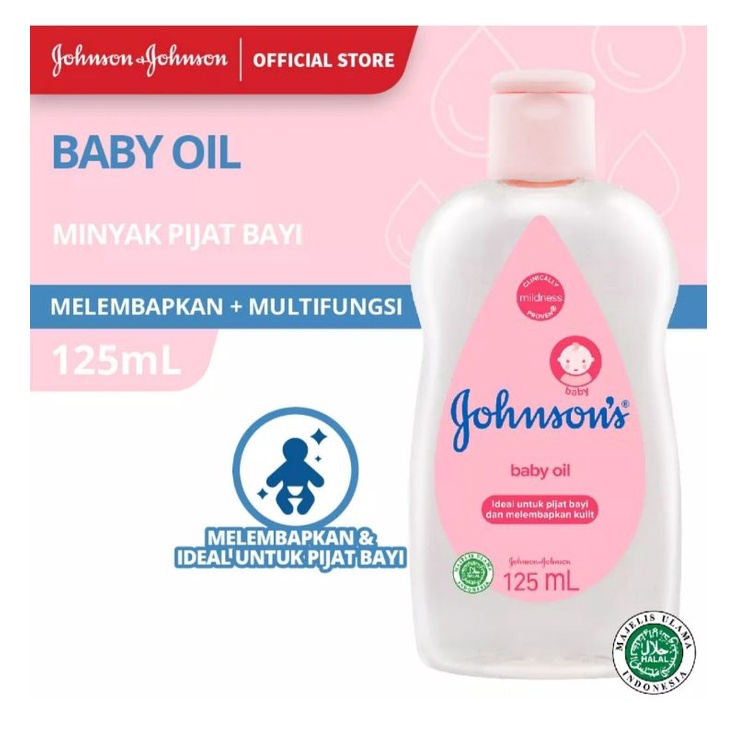 JOHNSON'S Baby Oil 125ml