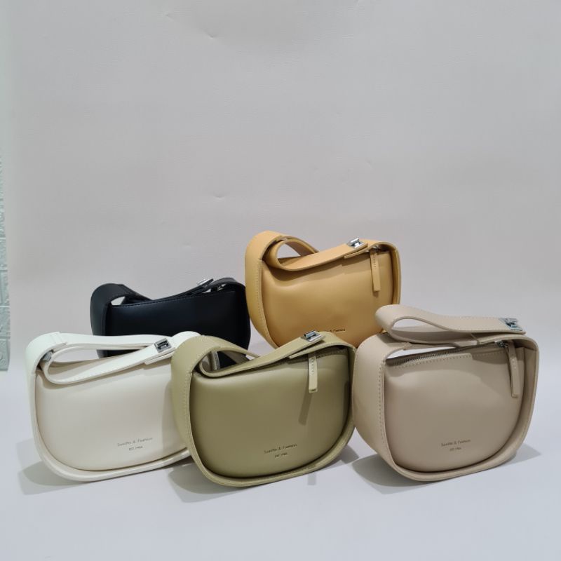 NAOMI - Andini Sling Bag Impor - Tas Selempang - Tas Import Wanita Fashion Korea - Sling Bag Model Cantik Unik Kekinian Terbaru - Latest Daily Selempang - Sling bag PU Leater