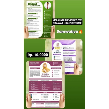 

JASA PEMBUATAN CV/RESUME/RIWAYAT HIDUP/SURAT LAMARAN PEKERJAAN/GABUNG PDF/SCAN BERKAS/MURAH MERIAH