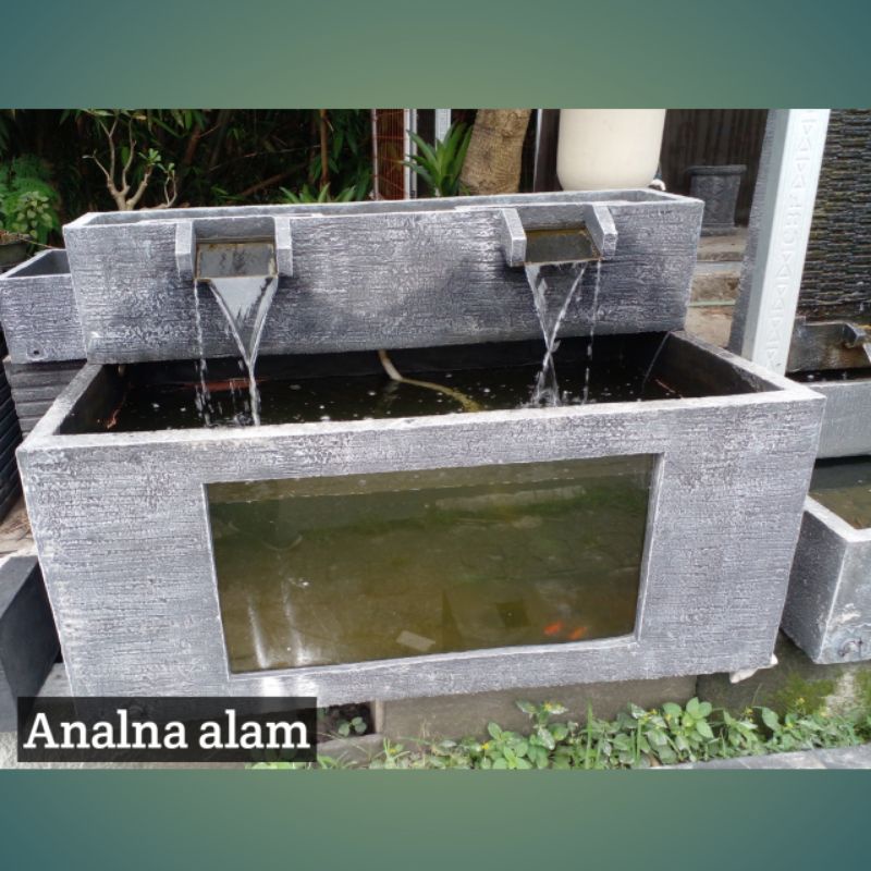 air mancur minimalis /kolam air mancur ikan koi