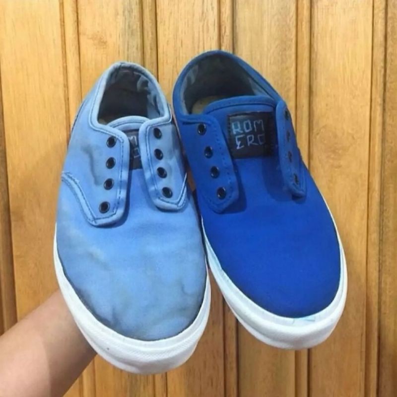 CAT SEPATU KAIN KANVAS TEKSTILE KAOS LEVIS BULUDRU UNTUK ALL STAR VANS NB CONVER WARIOR DLL