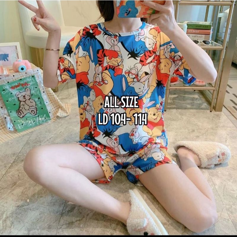 Baju tidur import/fashion wanita/set piyama wanita murah CO3-D