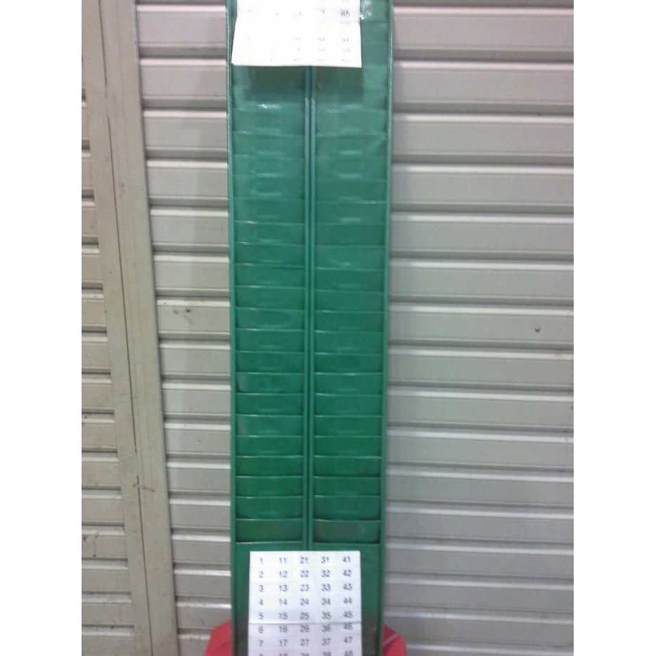 

Rak Kartu Absensi, Isi 50 Card Absensi Murah