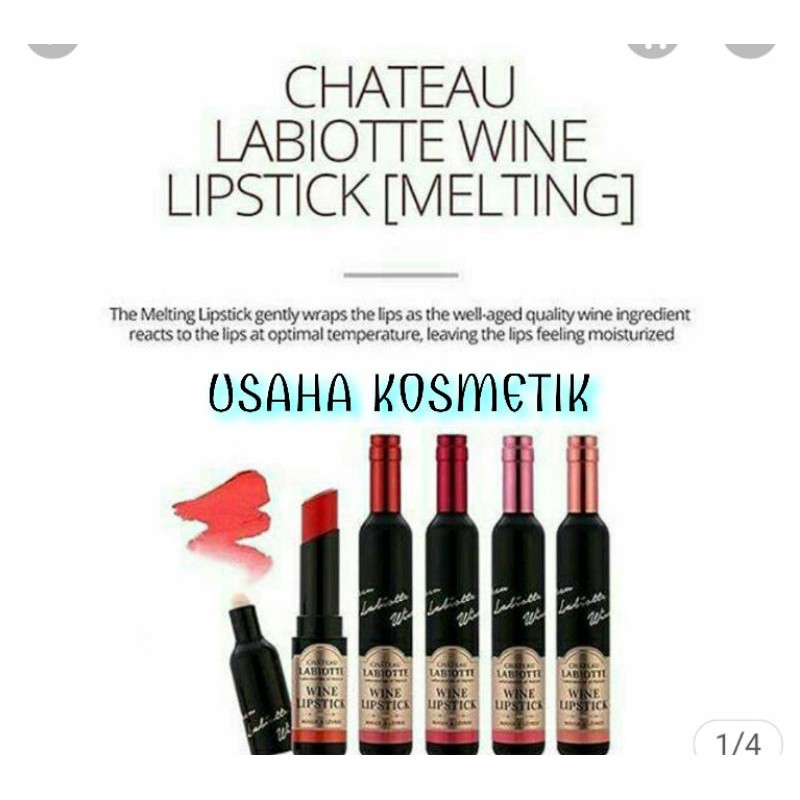 PROMO PER8PCS  LIPSTICK MATTE THAILAND  LIPSTIK WINE KISS BEAUTY NO.36364