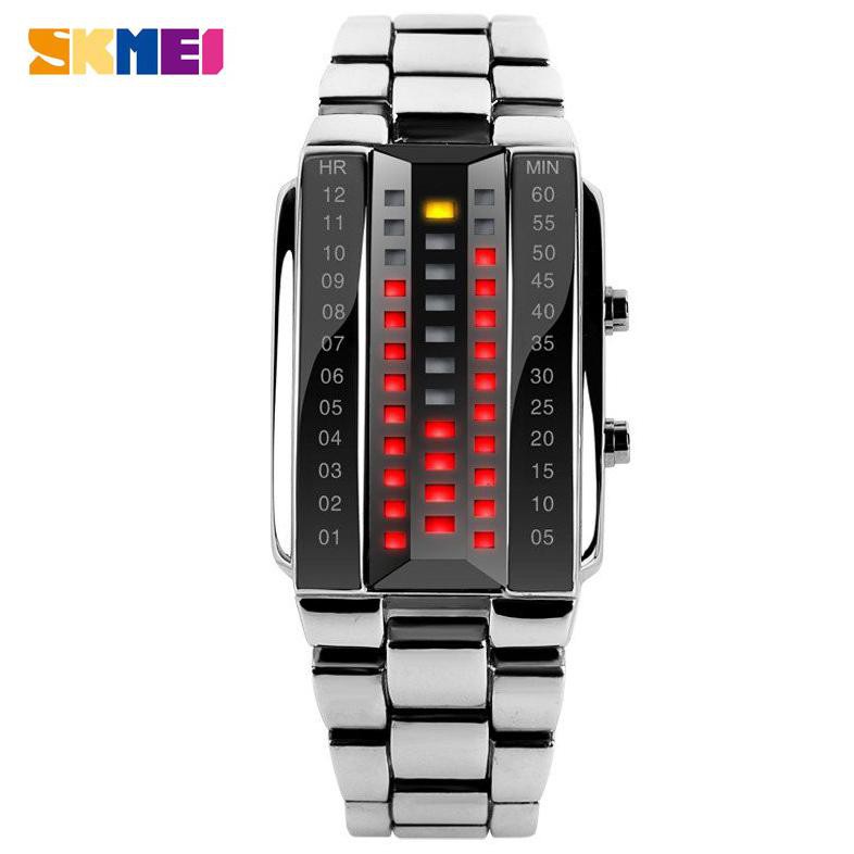 SKMEI 1013 ORIGINAL Jam Tangan Pria Bisa Wanita SKMEI Digital LED Binary Watch