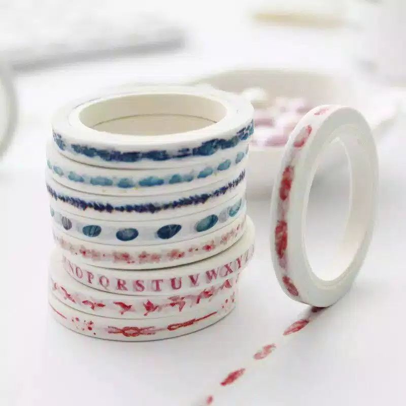

GAEKOPEDIA || Selotip / Washi Tape Mini Motif Bunga Warna Pink untuk Perlengkapan Sekolah