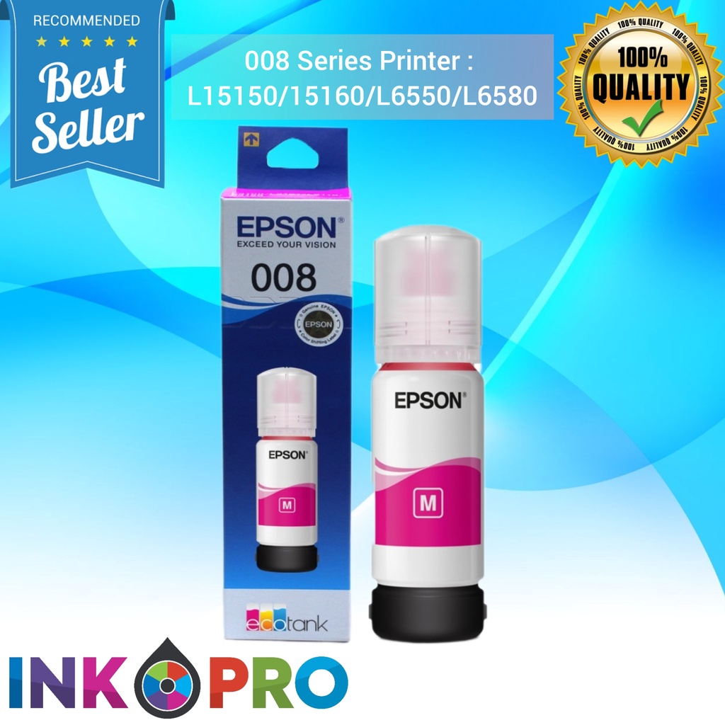 Tinta Epson 008 PREMIUM Untuk Printer L15150 L15160 L6550 L6580